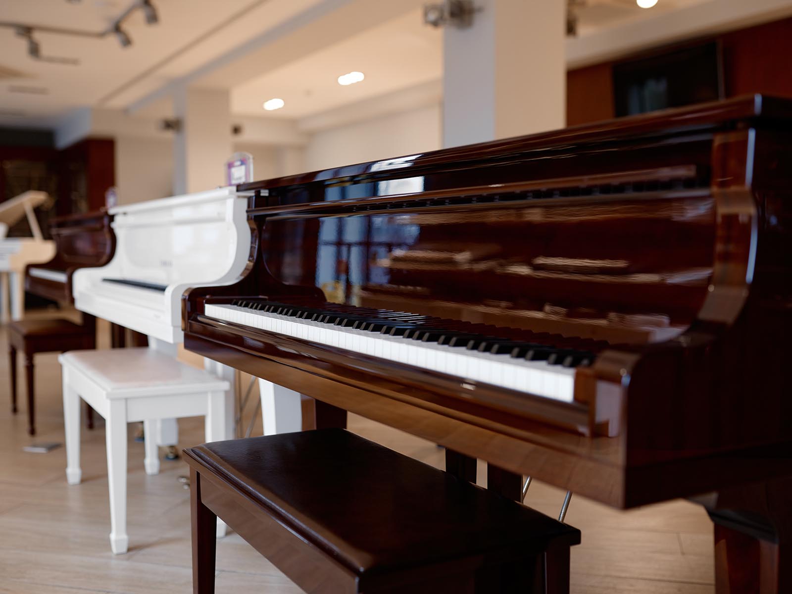 Used piano showroom display for GTA marketplace listings